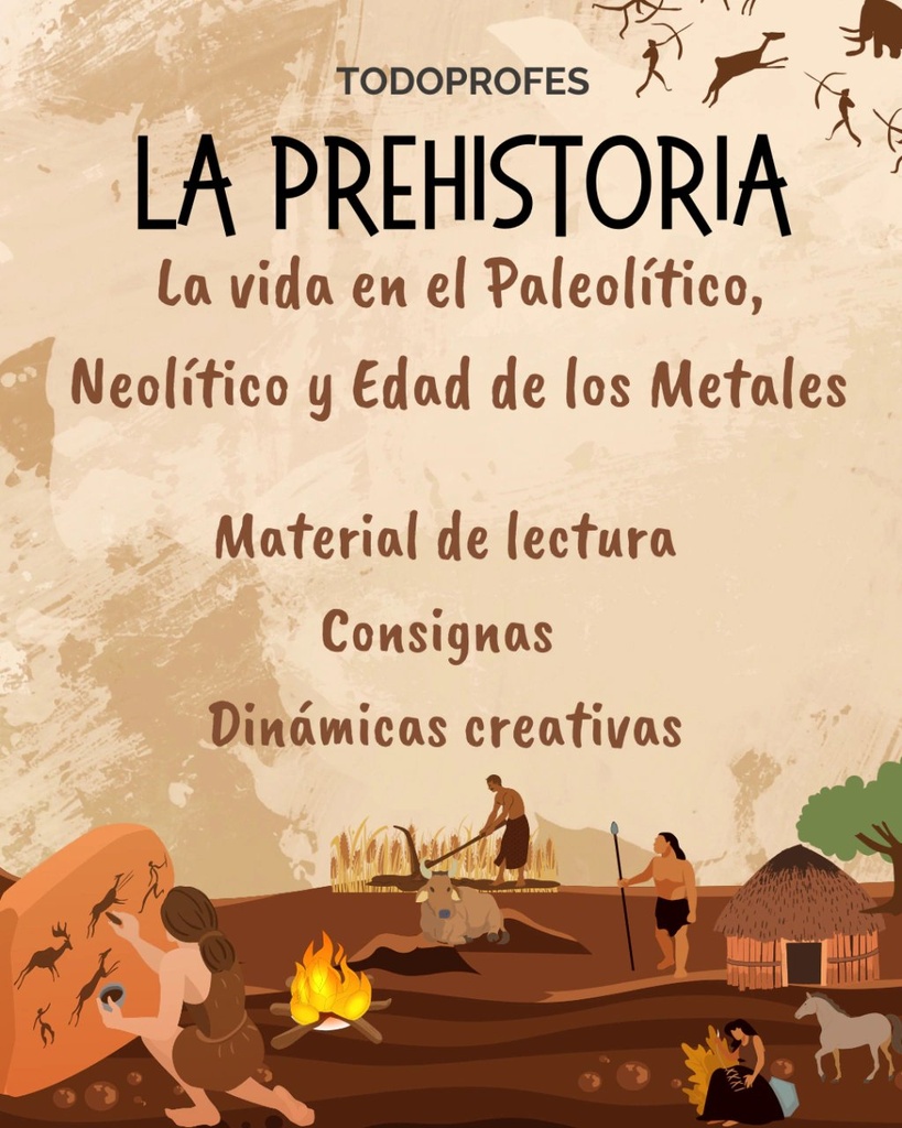 Neolítico, Paleolítico y Edad de los metales