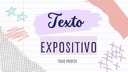 Texto Expositivo
