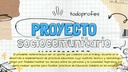 Proyecto sociocomunitario