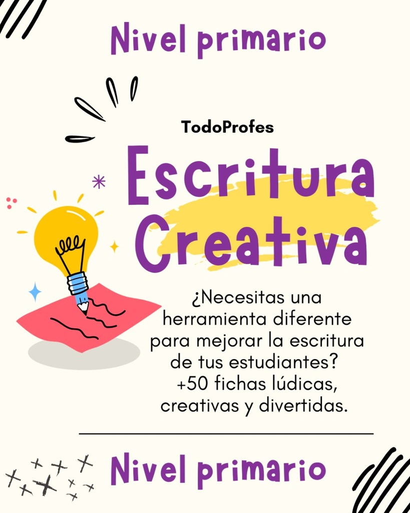 Escritura creativa NIvel primario