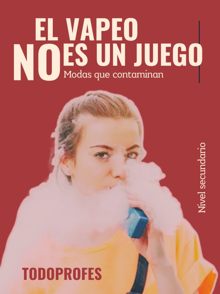 El vapeo no es un juego