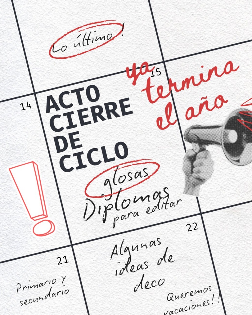 Acto de fin de ciclo