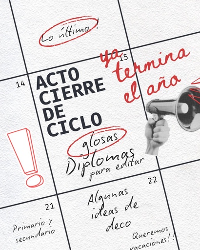 [00063] Acto de fin de ciclo